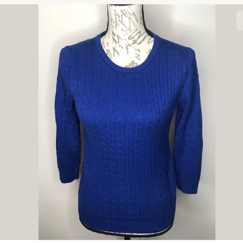 The Limited Blouse Womens Size S Blue Long Sleeve
